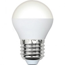 Лампа LED E27/G45 шар,  9W, 4000K, 1000Лм, VOLPE [LED-G45-9W/4000K/E27/FR/SLS]