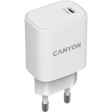 Зарядное устройство CANYON CNE-CHA20W02, PD 20 Вт, белый