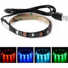 Лента LED USB 5В SMD5050 30/м, IP65, 4.5Вт/м, RGB, 1м, ОГОНЕК [OG-LDL09]