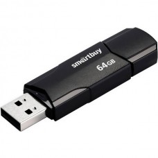 Накопитель USB Flash 64Gb SmartBuy CLUE Black