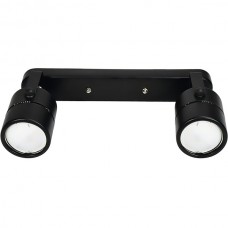 Светильник спотовый 2*GU10*35W, металл, d80*260, Fametto [DLC-S612 GU10x2 BLACK] черный