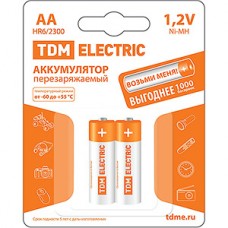 Аккумулятор TDM AA 2300mAh Ni-MH [BP2] [SQ1702-0070]