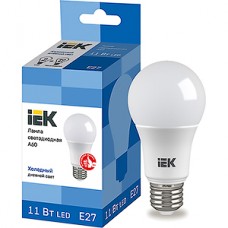 Лампа LED E27/A60 груша, 11W, 6500K, 990Лм, IEK [LLE-A60-11-230-65-E27]