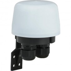 Фотореле 15А, 3300Вт, 5-50Лк, IP66, IEK ФР-604 [LFR20-604-3300-K01] белый