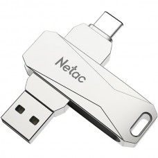 Накопитель USB Flash 128Gb Netac U782C dual [NT03U782C-128G-30PN], USB3.0+TypeC