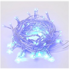 Гирлянда Нить  5м прозр., 50LED, контр., СИНИЙ, Uniel [ULD-S0500-050/DTA BLUE IP20]