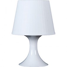 Настольная лампа E14*15W, пластик, d195х280, 21Век [0001] белый