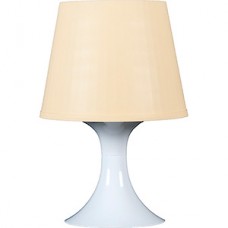 Настольная лампа E14*15W, пластик, d195х280, 21Век [0002] кремовый