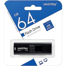 Накопитель USB Flash 64Gb SmartBuy Fashion Black, USB3.0