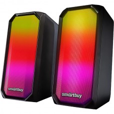 Колонки SmartBuy RAPTURE, 2х3 Вт, RGB-подсветка, Bluetooth, USB, [SBA-4300]