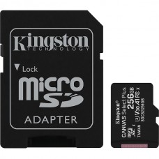 Карта памяти Micro SDXC 256Gb Kingston Class 10 с адаптером UHS-I 100MB/s [SDCS2/256GB]