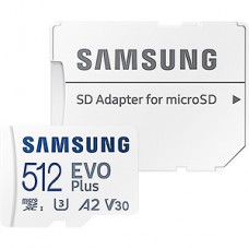 Карта памяти Micro SDXC 512Gb Samsung Class 10 с адаптером EVO Plus [MB-MC512KA]