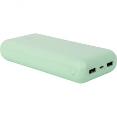 Внешняя батарея Perfeo COLOR VIBE (20000 mah/Micro usb /In Micro usb /Out USB 1 А, 2.1A/ Mint)