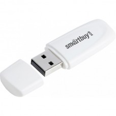 Накопитель USB Flash 8Gb SmartBuy Scout White