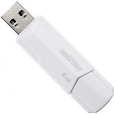 Накопитель USB Flash 4Gb SmartBuy CLUE White