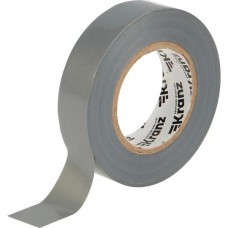 Изолента ПВХ 19мм*25м*0,13мм, серая, KRANZ [KR-09-2208]