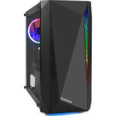 Корпус ExeGate Mistery R2, mATX, без БП, 2*USB+1*USB3.0, Audio, черный [294384]