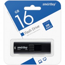 Накопитель USB Flash 16Gb SmartBuy Fashion Black, USB3.0