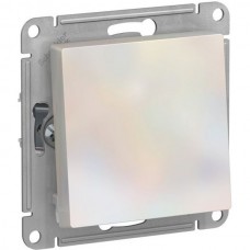 Переключатель с/у 1-кл 10А, IP20, Schneider Electric ATLASDESIGN [ATN000461] жемчуг
