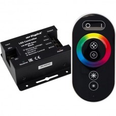 Контроллер ленты LED RGB 12/24В, 3*6А, радио сенсорный пульт, 432W max [DL-RF6B]