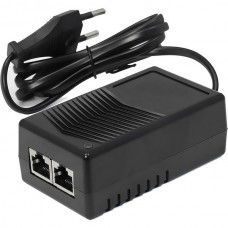 Инжектор PoE Amatek 1PoE OUT[100Mbps] + 1Uplink[100Mbps]; 24Вт; AC 220В; IP54 [AN-PI24P]