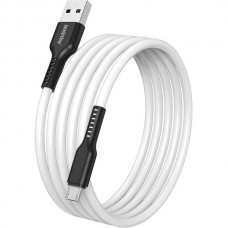 Кабель USB - microUSB, 1.0м, 2.4A, SmartBuy [iK-12-S21bw] белый