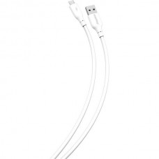 Кабель USB - microUSB, 1.0м, 3A, SmartBuy [iK-12-S25w] белый