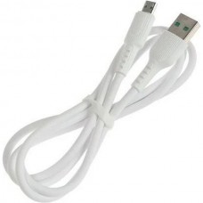 Кабель USB - microUSB, 1.0м, 4A, SmartBuy [iK-12-S33w] белый