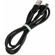 Кабель USB - microUSB, 1.0м, 4A, SmartBuy [iK-12-S33b] черный