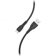 Кабель USB - Type-C, 1.0м, 3A, SmartBuy [iK-3112-S40b] черный