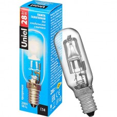 Лампа галогеновая для холодильников и вытяжек Uniel Special E14, 28W, 3000K, 420Лм [UL-00005665]