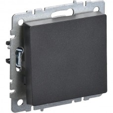 Выключатель с/у 1-кл 10А, IP20, IEK BRITE [BR-V10-0-10-K02] черный