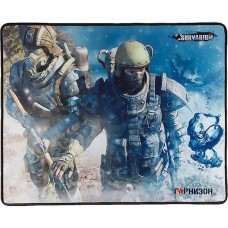 Коврик для мыши Гарнизон GMP-200, игровой, Survarium, ткань/резина, оверлок, размеры 437x350x3мм
