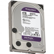 Жесткий диск 4.0Tb WD WD43PURZ Purple SATA-III 5400rpm 256Mb, для видеонаблюдения