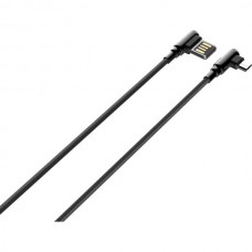 Кабель USB - microUSB, 2.0м, 2.4А, LDNIO LS422 [LD_B4629] медь, 120 жил, угловой коннектор