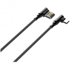 Кабель USB - Type-C, 2.0м, 2.4А, LDNIO LS422 [LD_B4628] медь, 120 жил, угловой коннектор