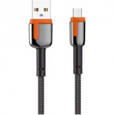 Кабель USB - microUSB, 1.0м, 2.4А, LDNIO LS591 [LD_C3818] медь, 86 жил, нейлоновая оплетка