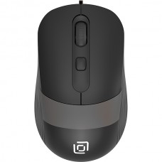 Мышь Oklick 310M, 2400dpi, черный/серый, USB