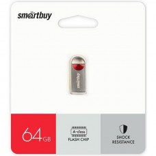 Накопитель USB Flash 64Gb SmartBuy MC8 Metal Red