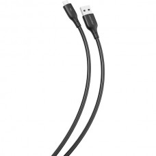 Кабель USB - microUSB, 1.0м, 3A, SmartBuy [iK-12-S25b] черный