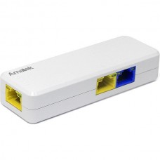 Удлинитель PoE 2PoE Amatek OUT[100Mbps]; 60Вт; PoE IN; IP54 [AN-PE12]