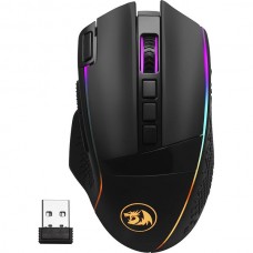 Мышь беспроводная Redragon Enlightment RGB, 9 кнопок, 19000dpi, USB [70644]