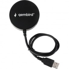 Концентратор USB 2.0 GEMBIRD UHB-241B, 4 порта, черный