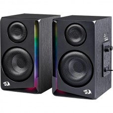 Колонки Redragon Andante, 2*5w RMS, RGB, пластик/дерево, USB [70931]