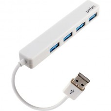 Концентратор USB 2.0 Perfeo PF-VI-H038, 4 порта, White