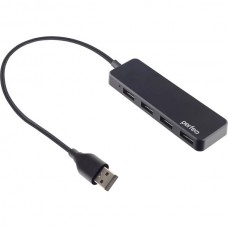 Концентратор USB 2.0 Perfeo PF-VI-H042, 4 порта, Black