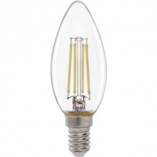Лампа LED E14/C37 свеча,  8W, FILAMENT, 2700K, 610Лм, GL [GLDEN-CS-8-230-E14-2700]
