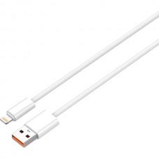 Кабель USB - Lightning, 2.0м, 25W, LDNIO LS902 [LD_C3856] медь, тканевая оплетка, White